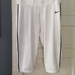 Nike Adult L baseball pant. White